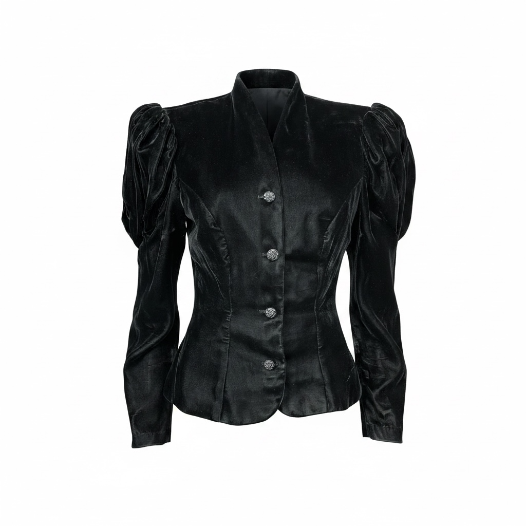 Vintage 1980s Velvet Blazer