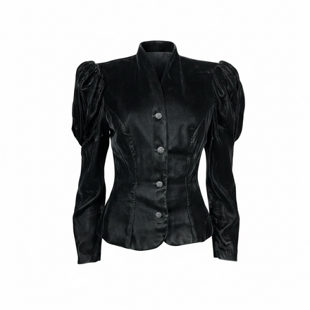 Vintage 1980s Velvet Blazer