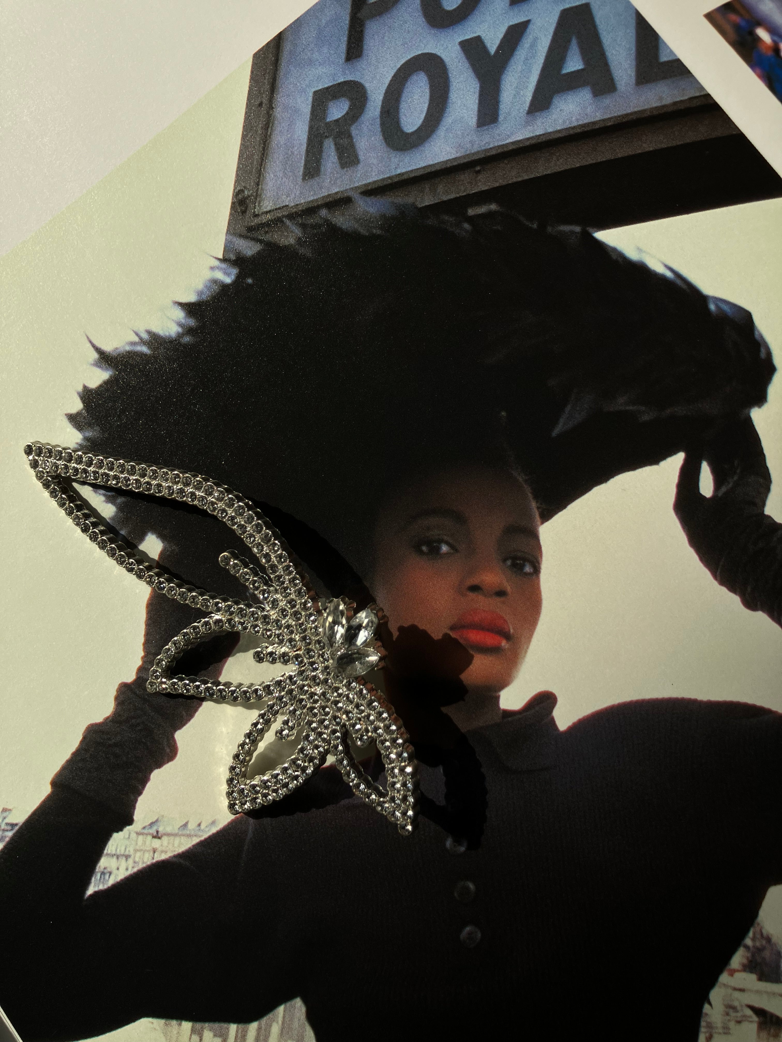 Rhinestone Butterfly Earrings