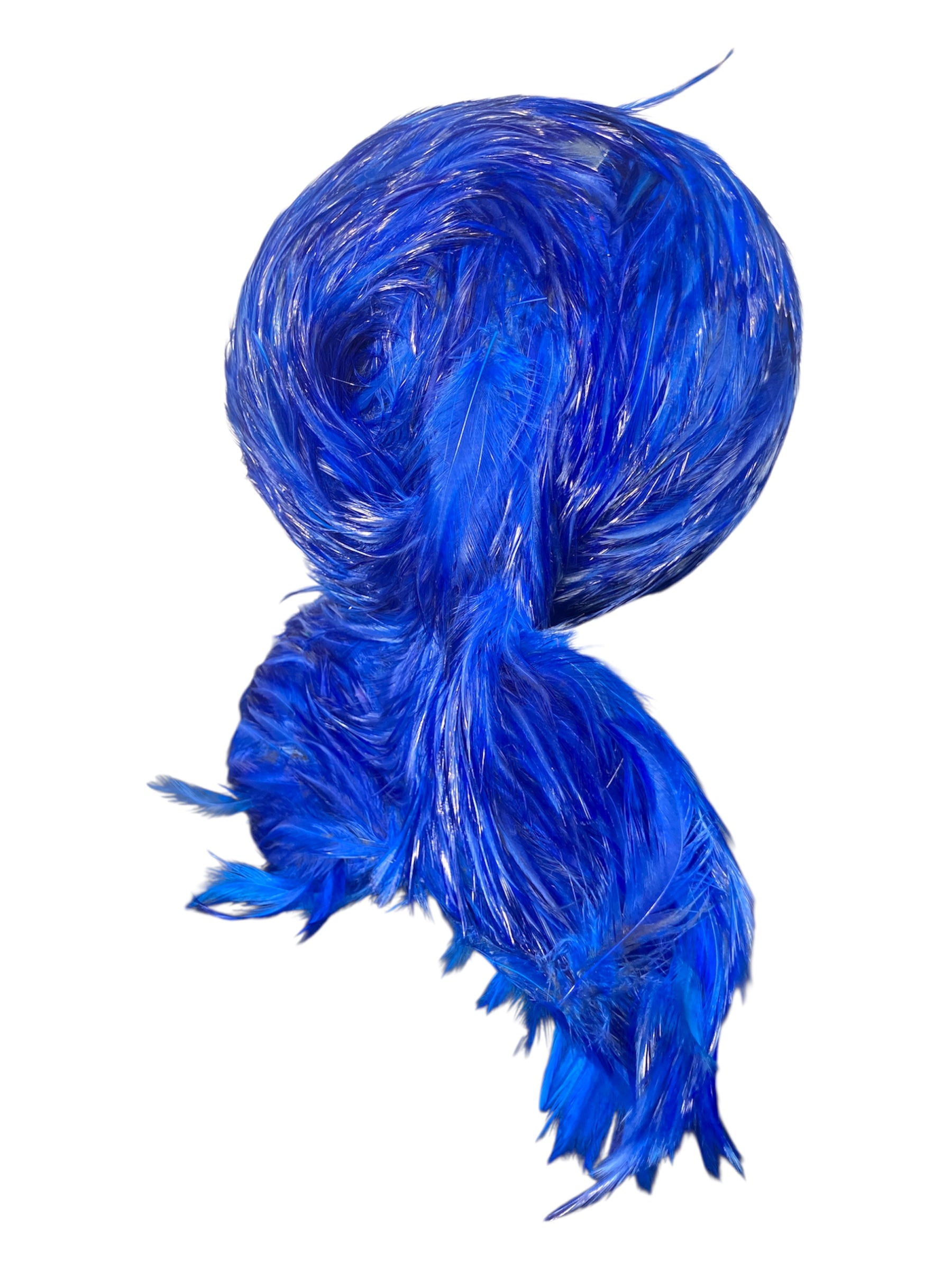 Vintage 1960s Couture Jack McConnell Wig Feather Hat