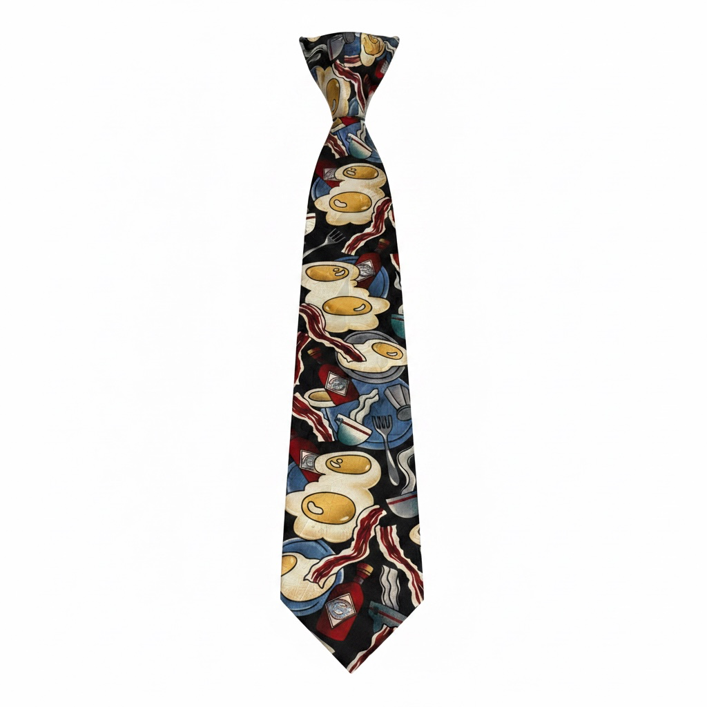 Vintage Novelty Food Tie