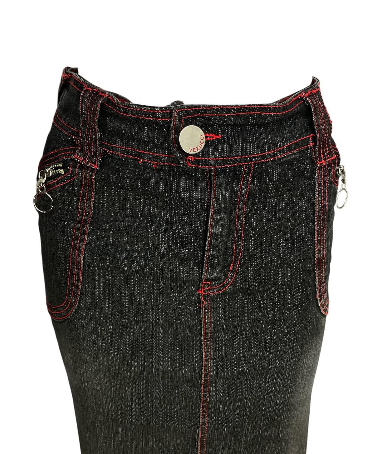 Vintage Y2K Long Denim Skirt