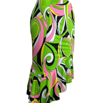 Vintage Y2K abstract printed Skirt