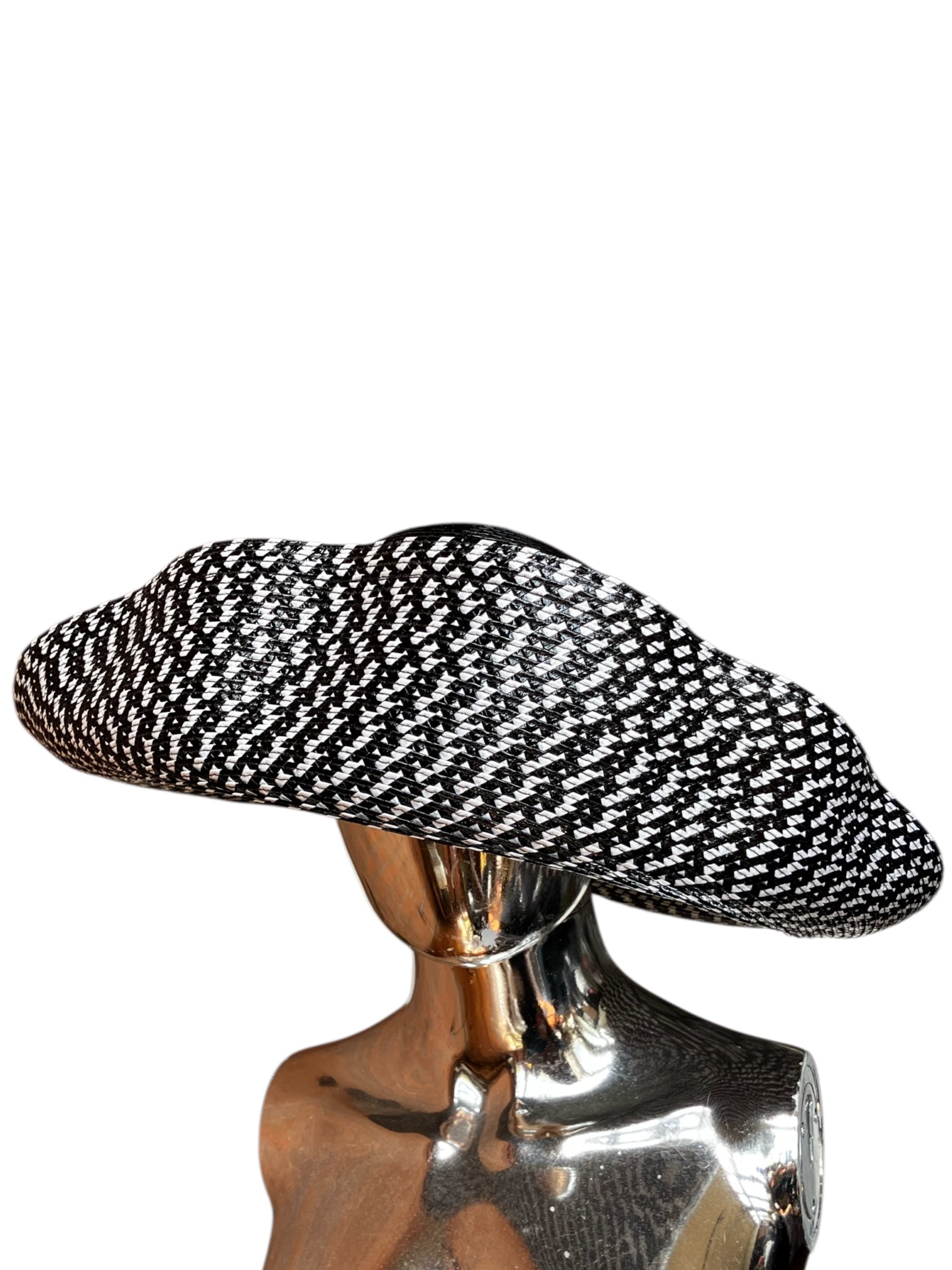 Vintage "B Michael" Oversized Straw Hat