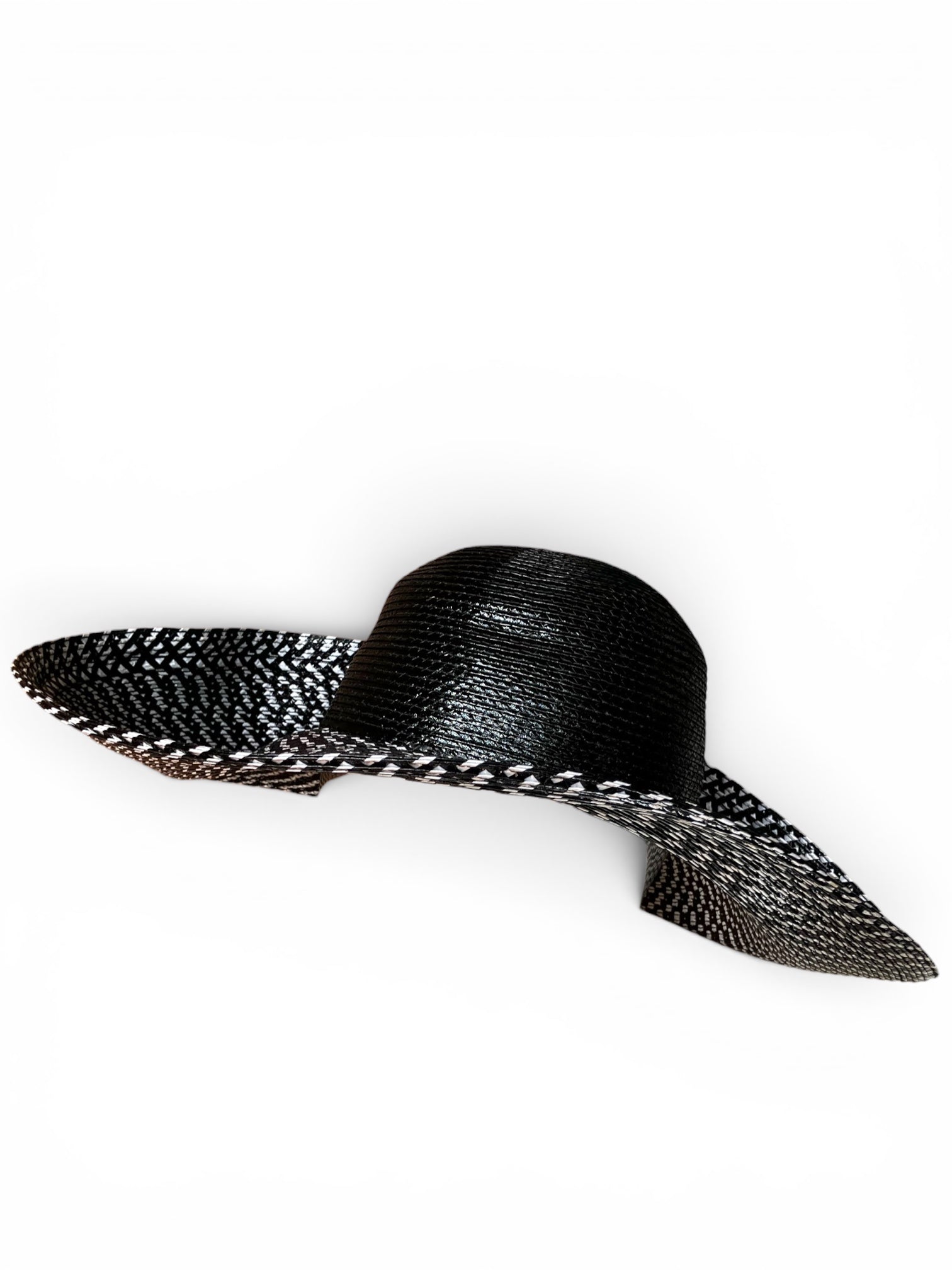 Vintage "B Michael" Oversized Straw Hat