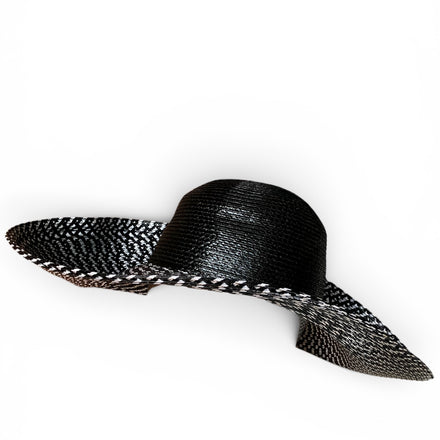 Vintage "B Michael" Oversized Straw Hat