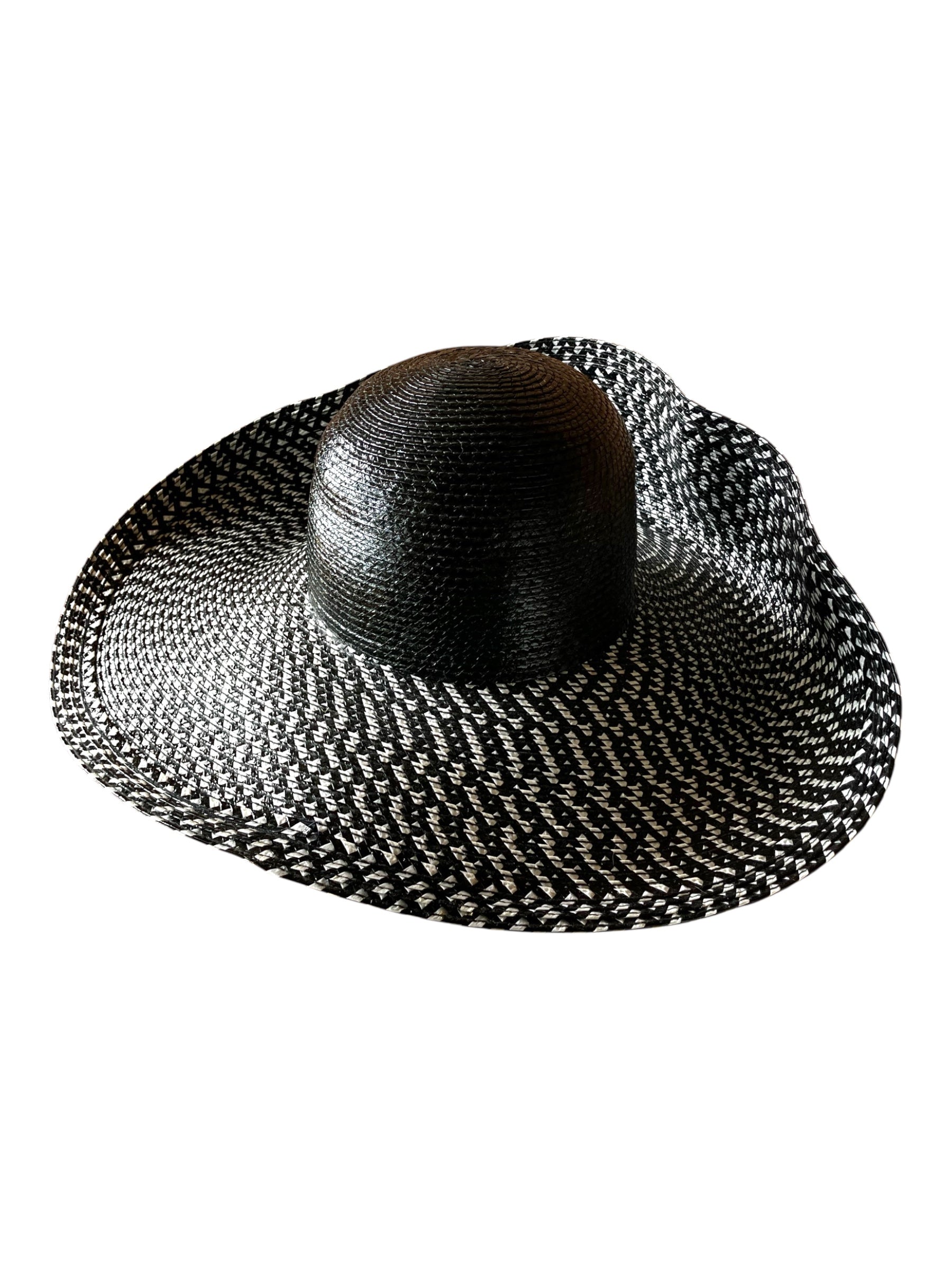 Vintage "B Michael" Oversized Straw Hat