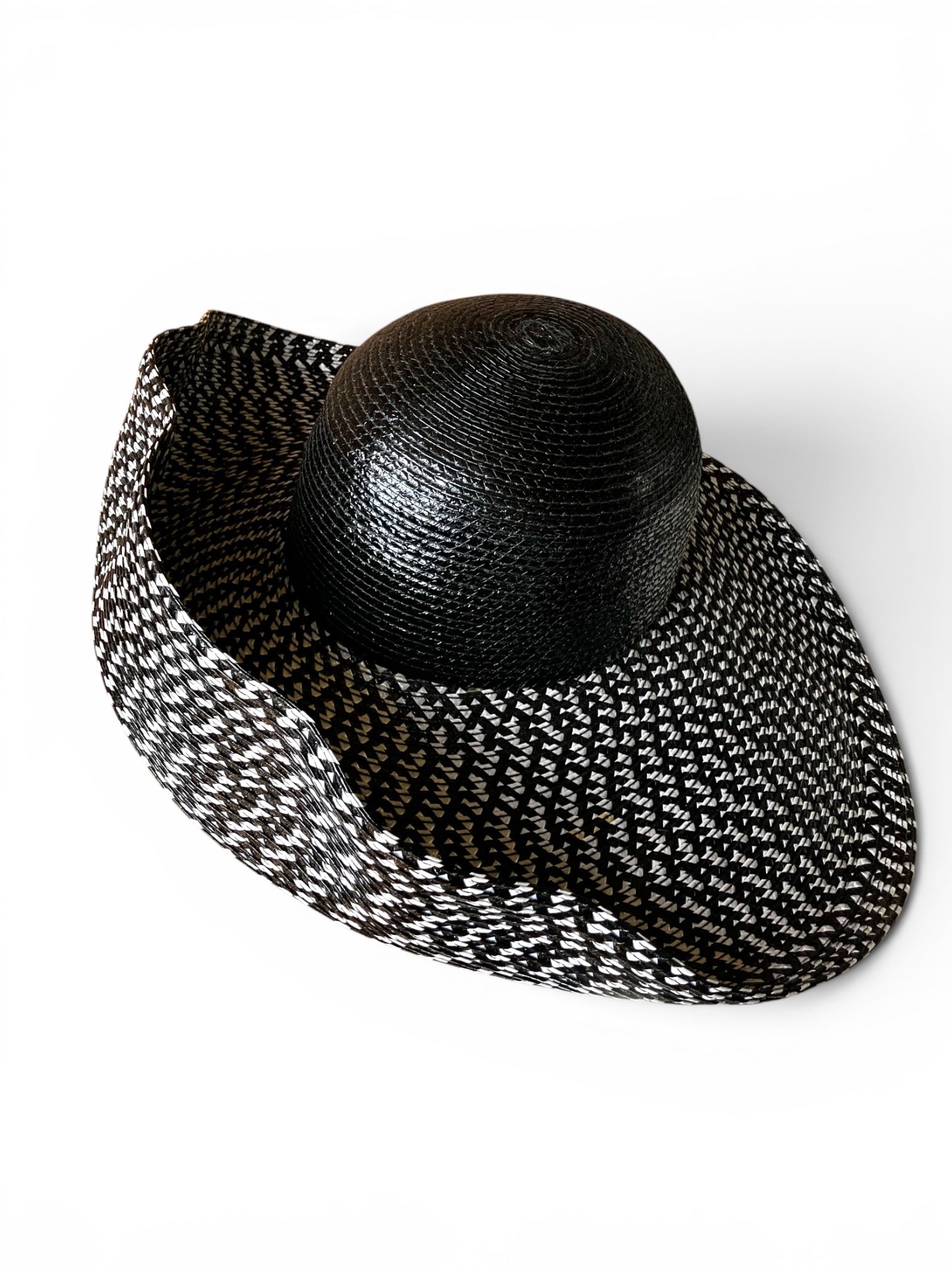 Vintage "B Michael" Oversized Straw Hat