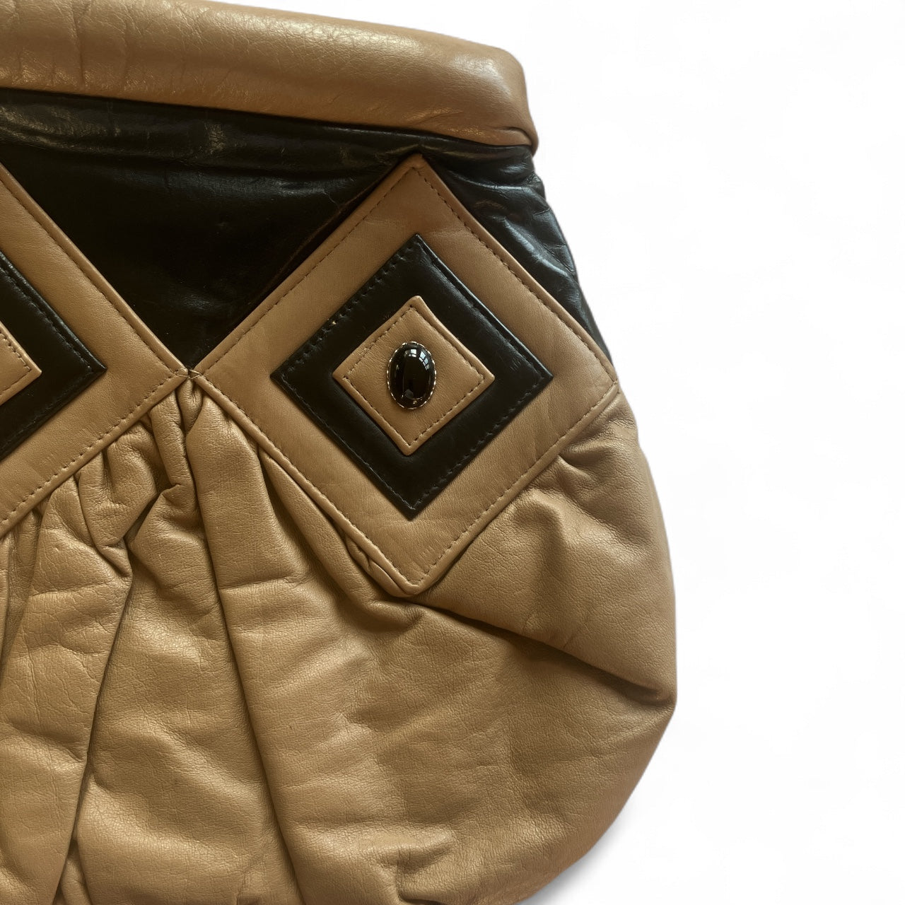 Vintage 1970s Timmy Woods Leather Crossbody