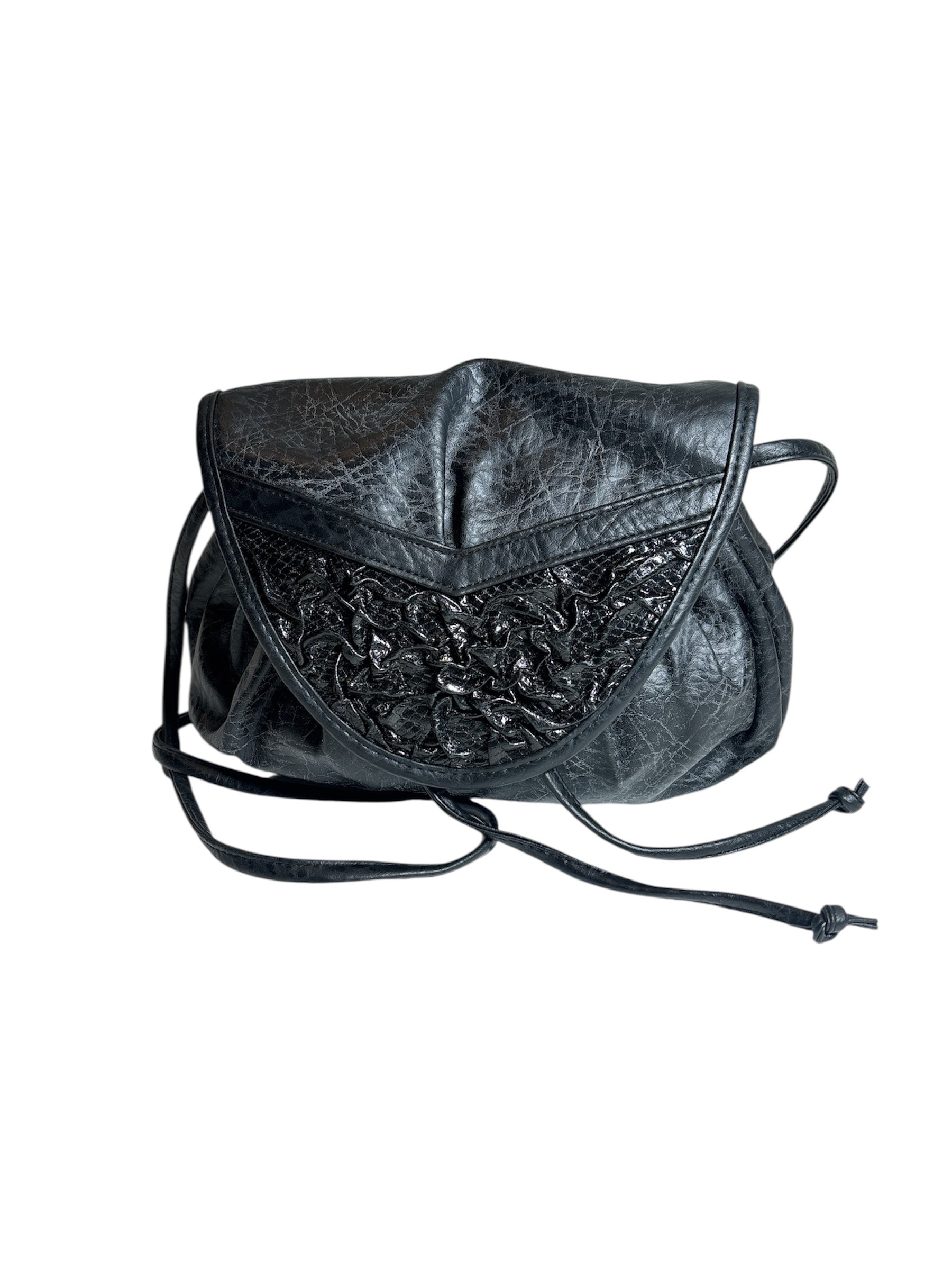 Vintage 1990s Black Crossbody Purse