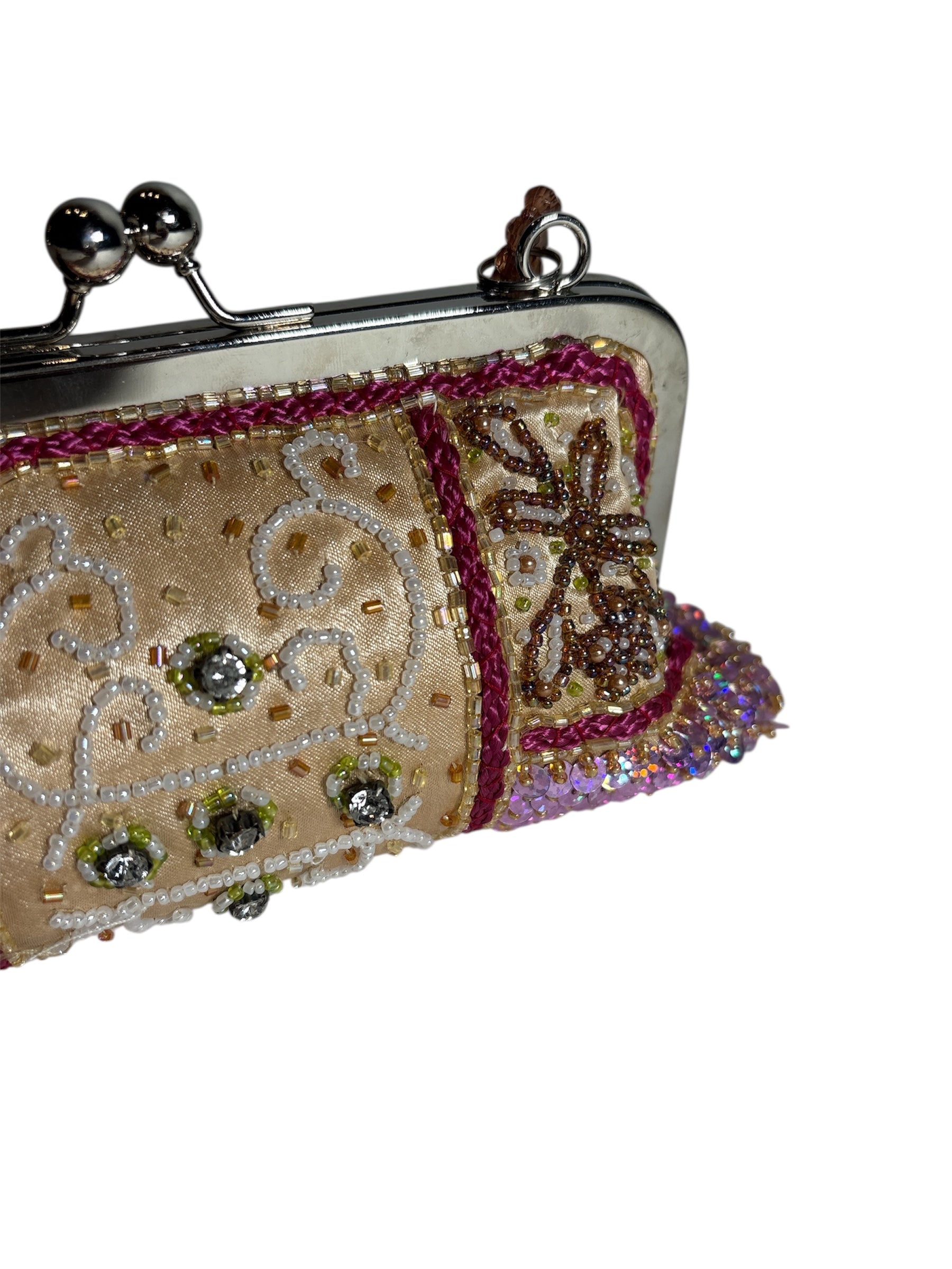 Vintage 1990s Mini Beaded Purse