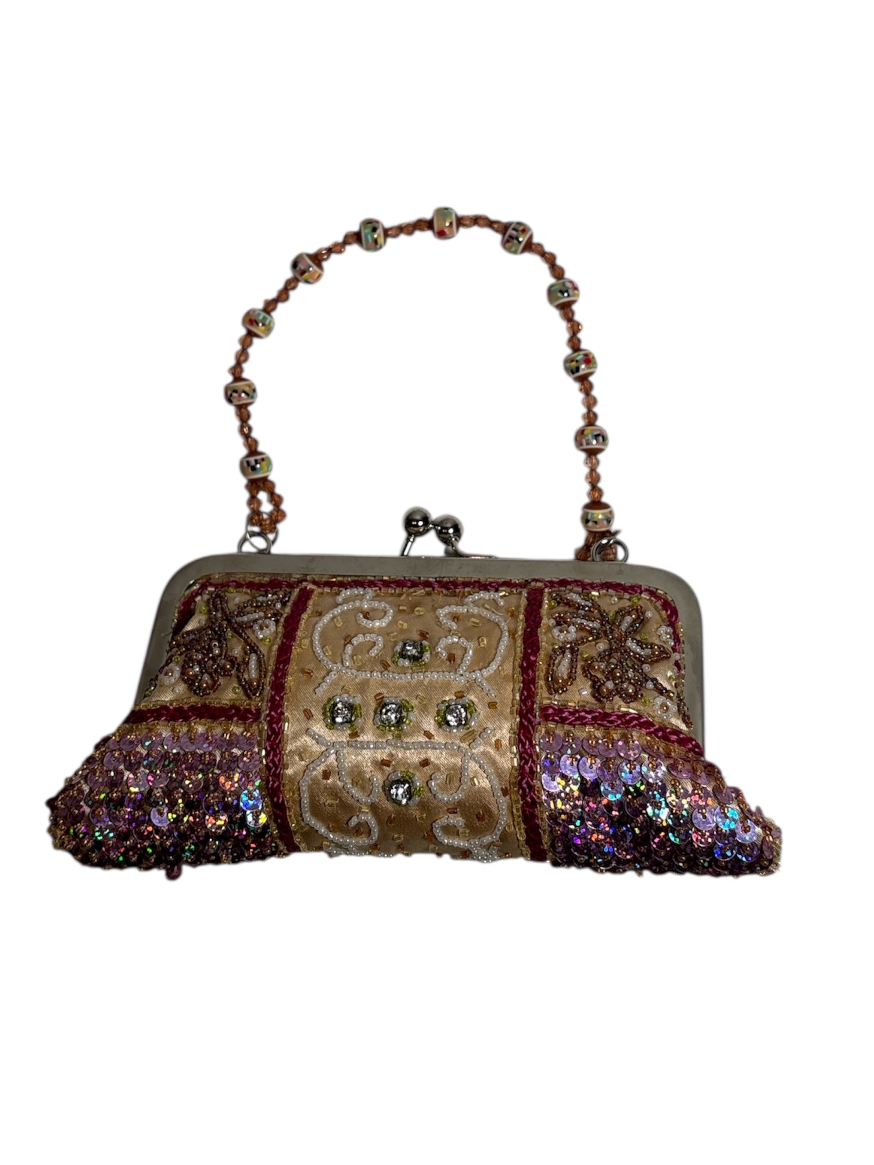 Vintage 1990s Mini Beaded Purse