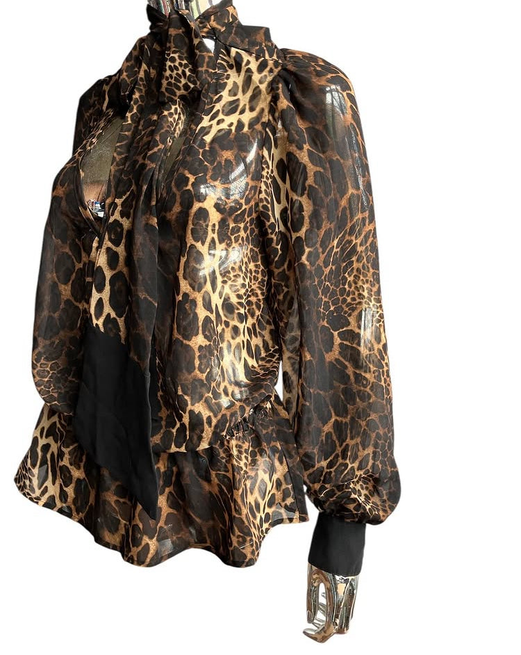 Vintage Y2K Sheer BabyPhat Blouse