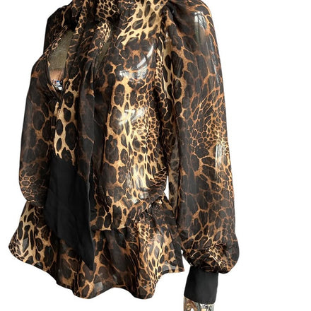 Vintage Y2K Sheer BabyPhat Blouse