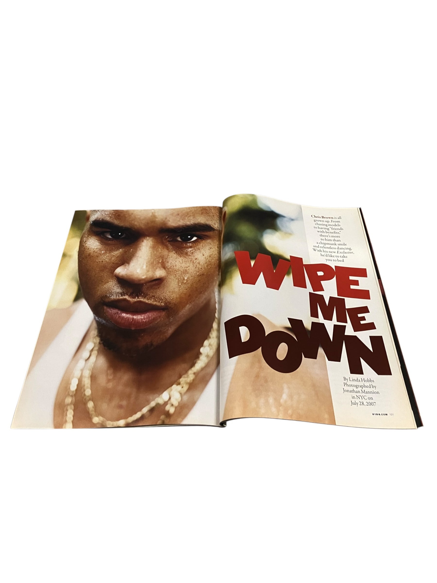 Vintage 2007 VIBE Chris Brown Magazine