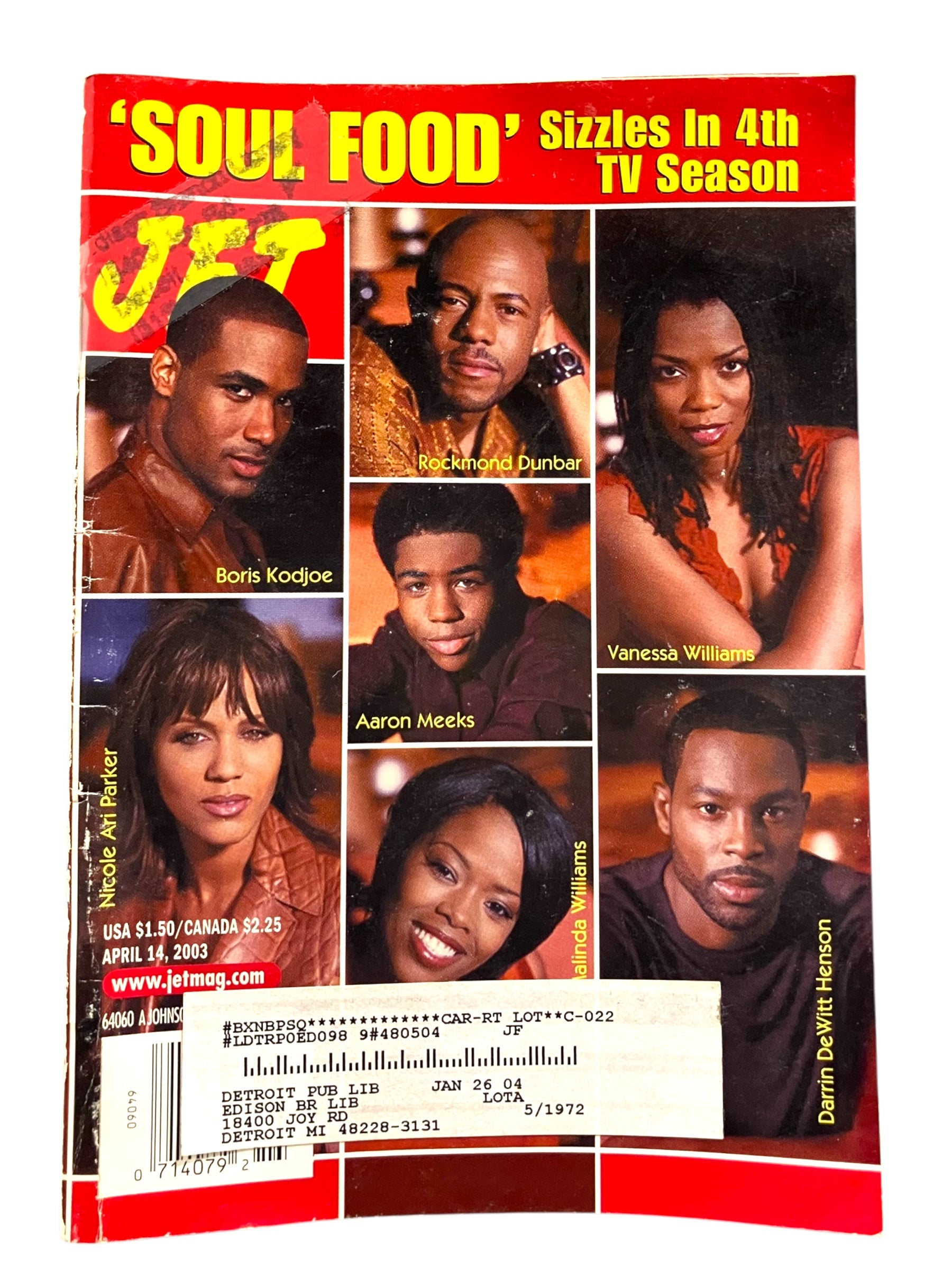 Vintage 2003 JET SoulFood Magazine