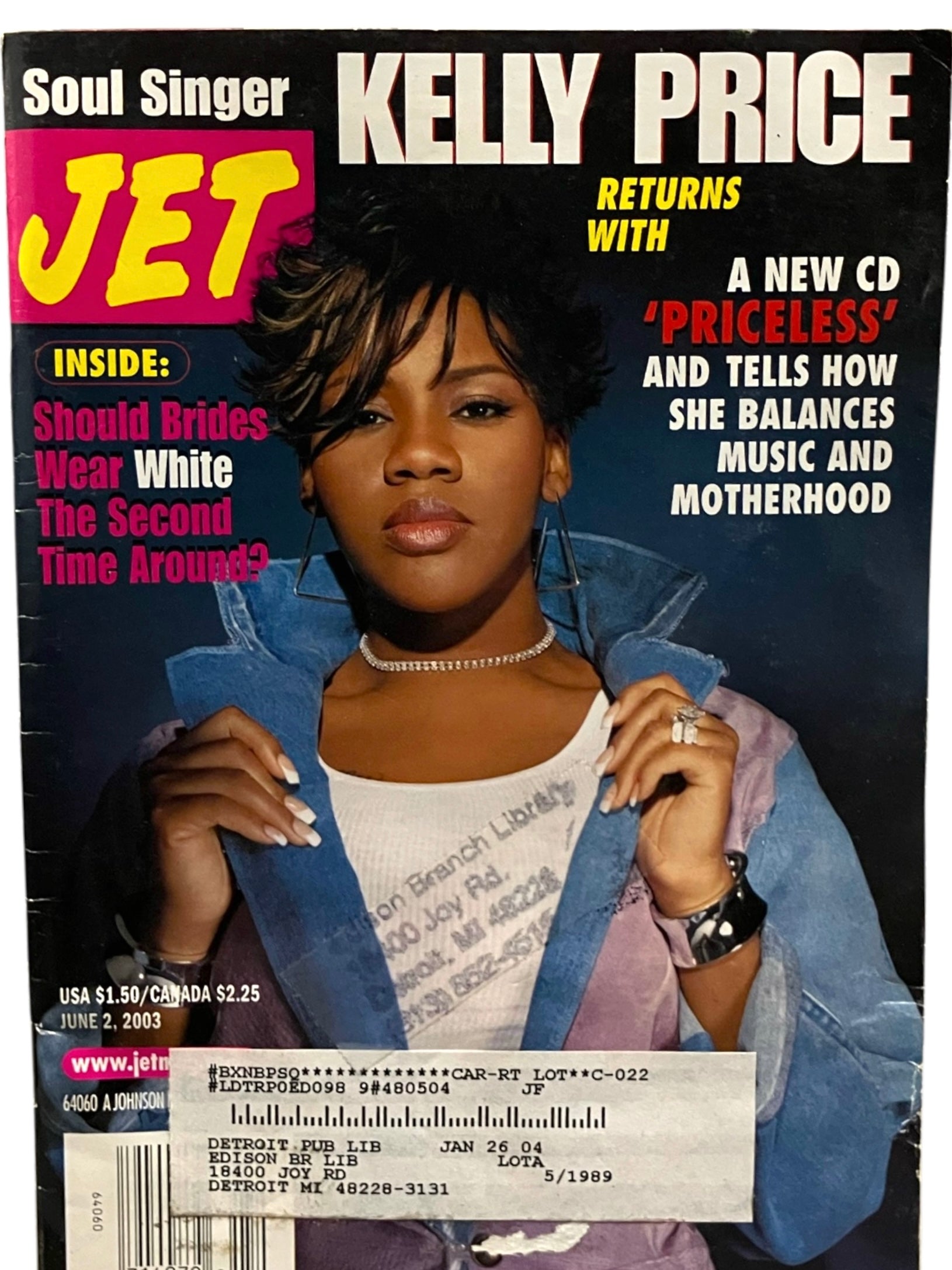 Vintage 2003 JET Kelly Price Magazines