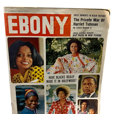Vintage rare 1975 EBONY Oversized Magazine