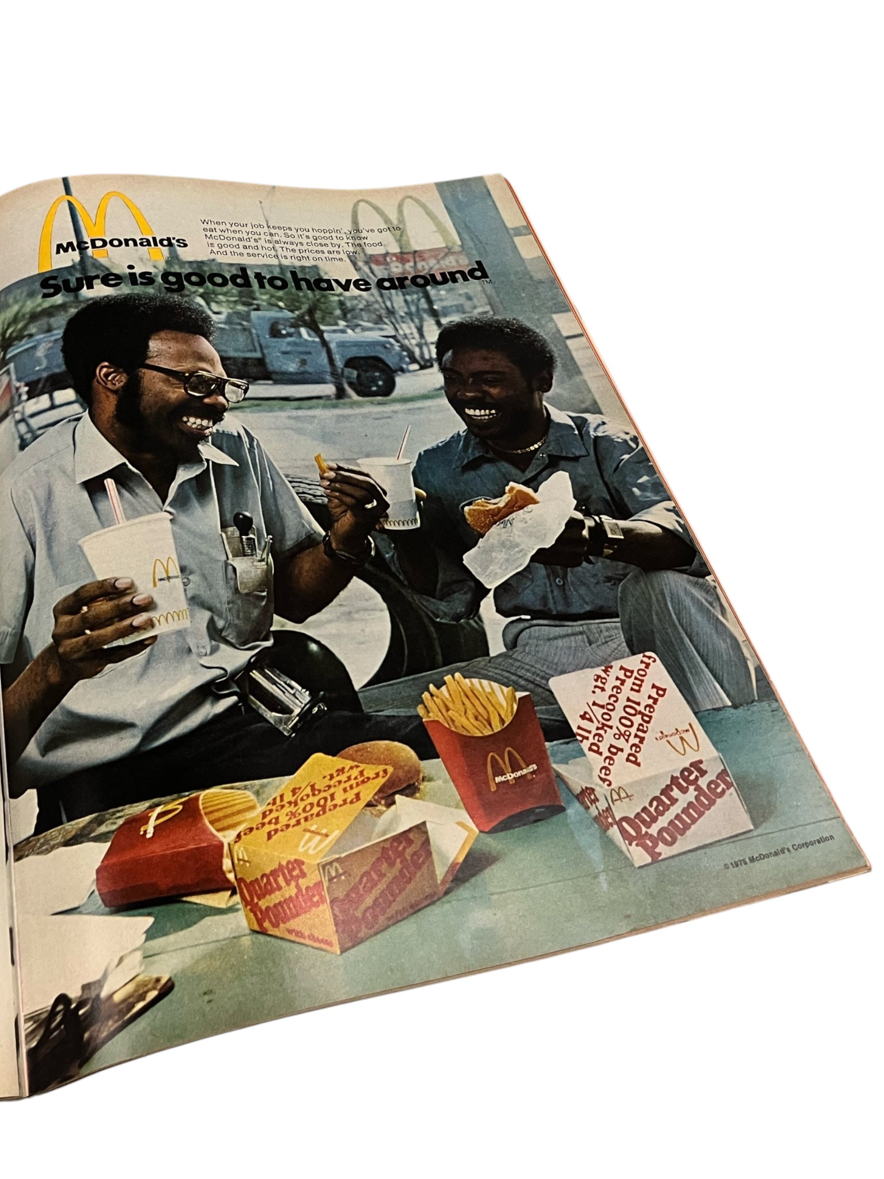 Vintage rare 1975 EBONY Oversized Magazine